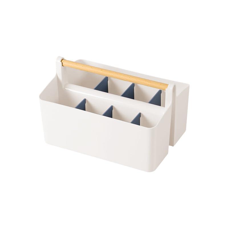 ARHAT ORGANIZERS Storage Caddy With Adjustable Dividers - Blue
