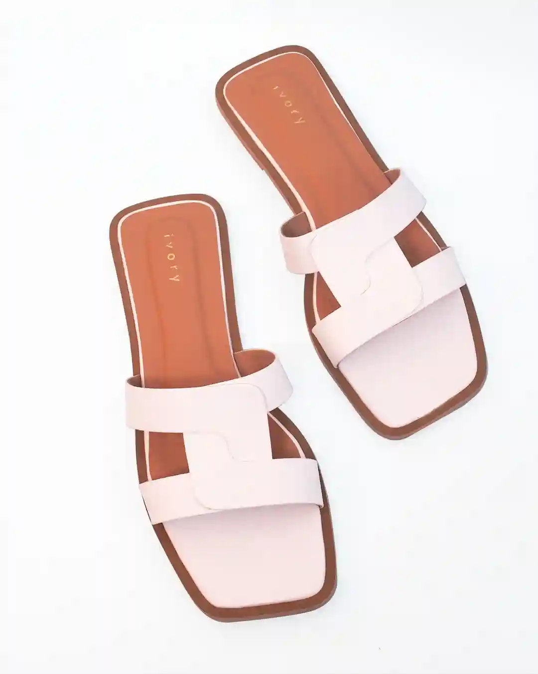 Hazel White Flat For Women (Size - 35)