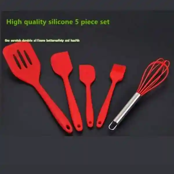 Perfect Pricee Cooking Spoon Spatula Silicone Non Stick Heat Resistant Kitchen Utensil Set
