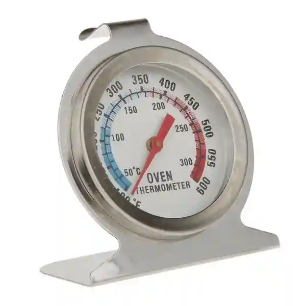 Kunya OVTH Stainless Steel Kitchen Oven Thermometer, 100 to 600 Degrees F Temperature Range (Silver)