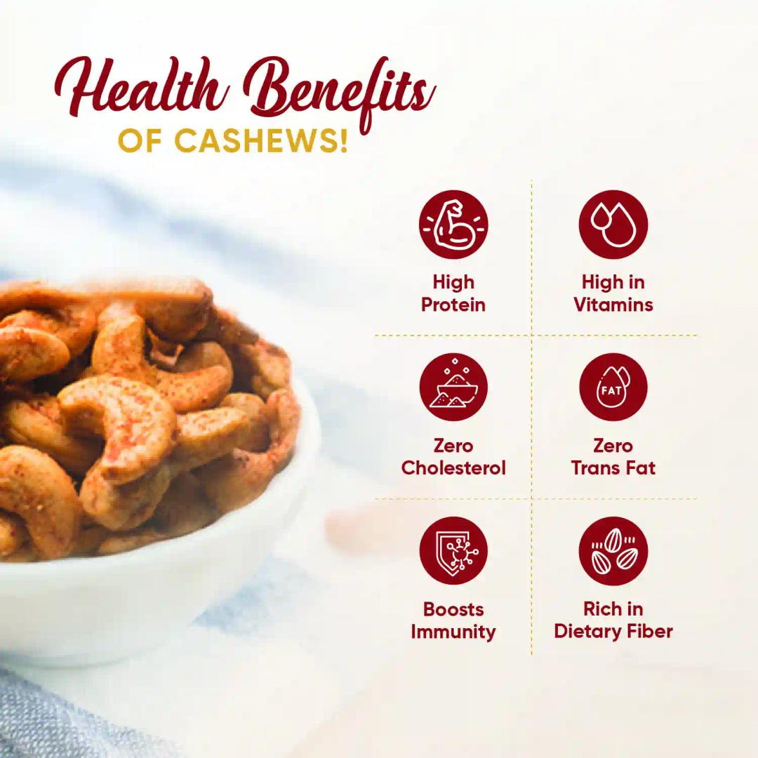 Pintola Peri Peri Cashews Dry Roasted 100g