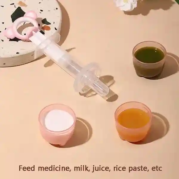 Ji and Ja Soft Silicone Baby Medicine Dispenser Feeder | Dropper for Baby, BPA Free Medicine Dropper with Protective Case