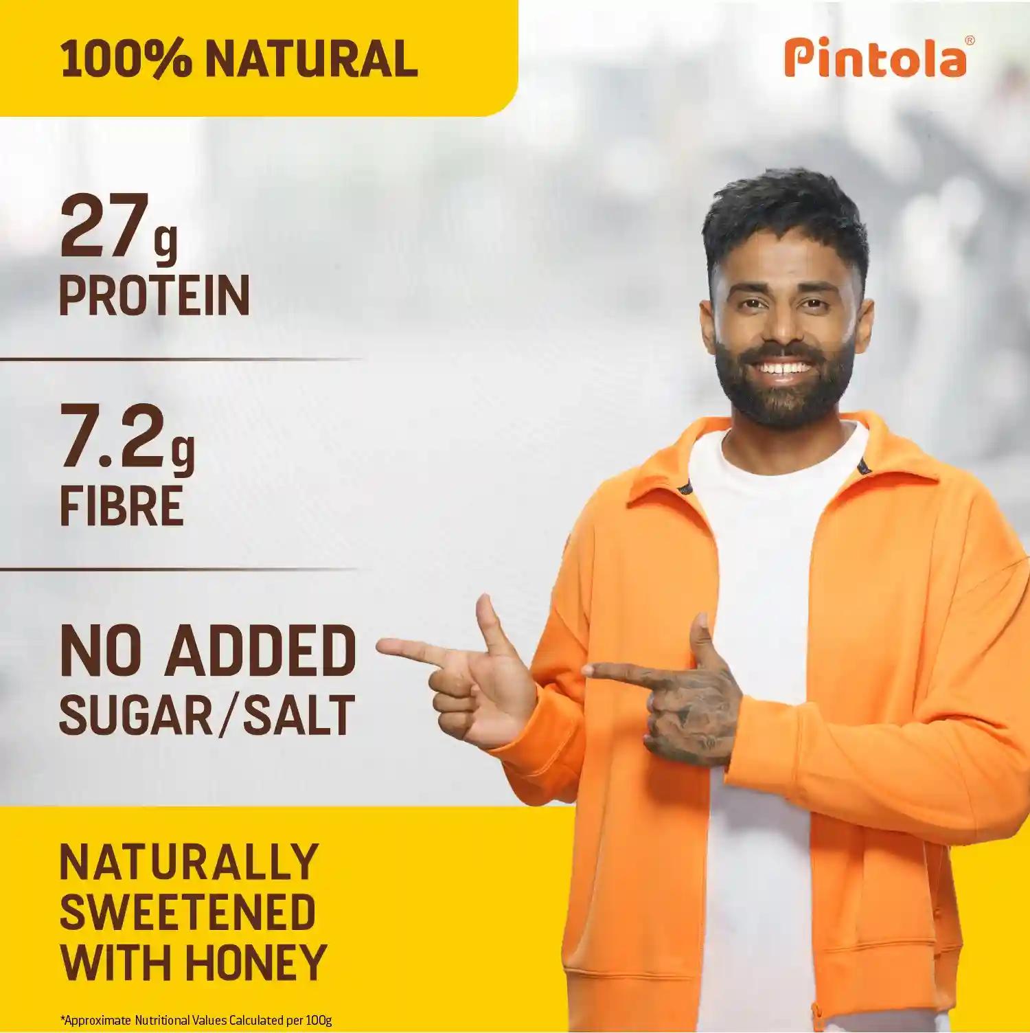 Pintola All Natural Honey Peanut Butter Creamy 350g