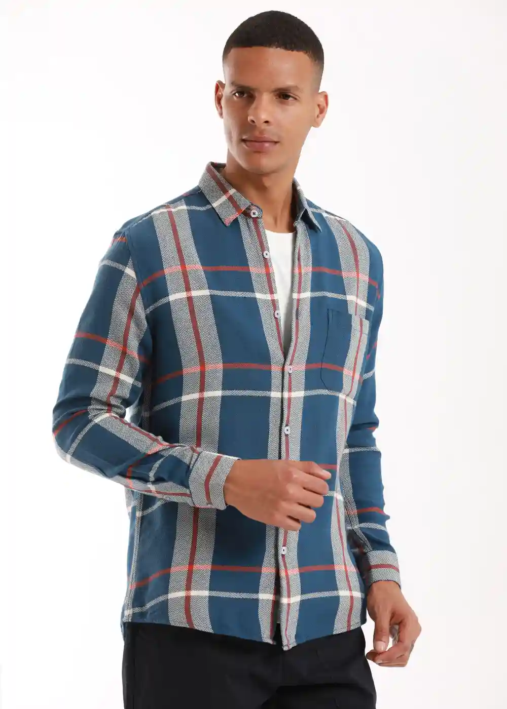 Banana Club Waffle Dobby Classic Blue- (Small)