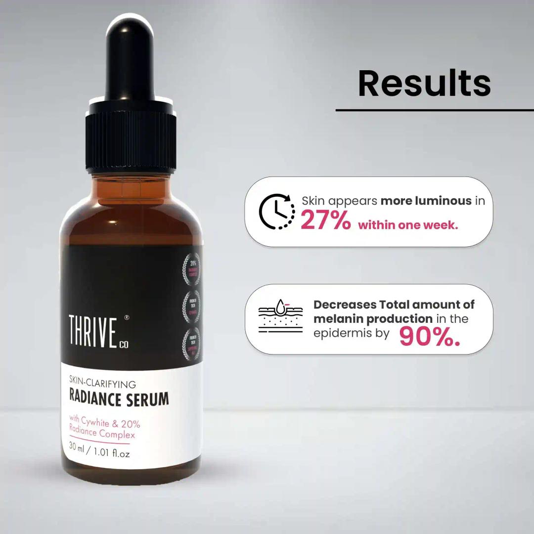 ThriveCo Radiance Serum | 30 ml | Skin Discoloration Correcting Serum | Targets Hyperpigmentation, Dark Spots and Melasma | For Men & Women