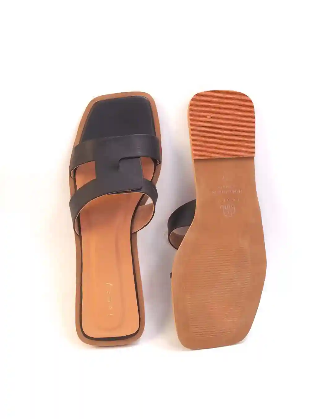 Hazel Black Flat For Women (Size - 35)