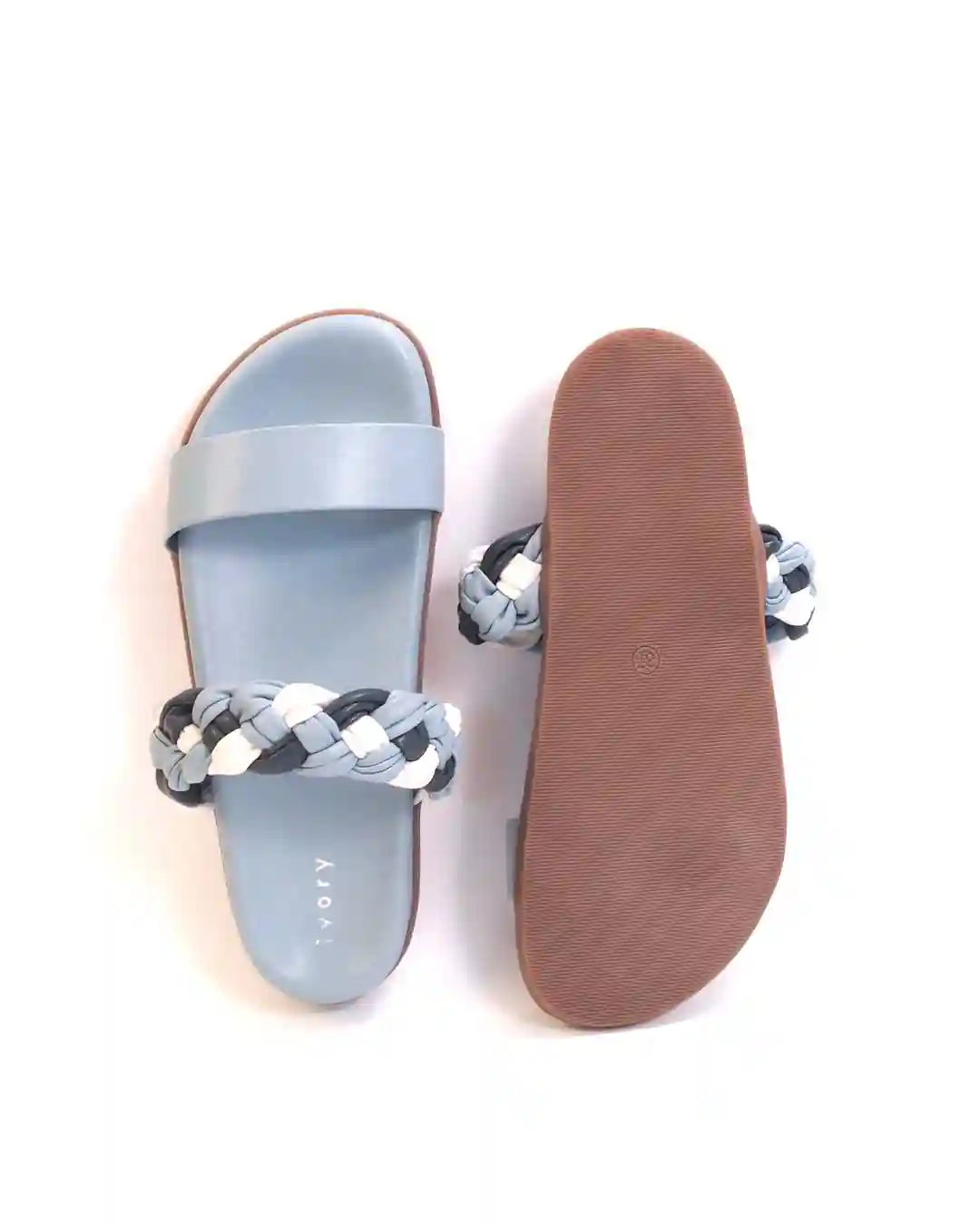 Liv Blue Flats For Women (Size - 36)