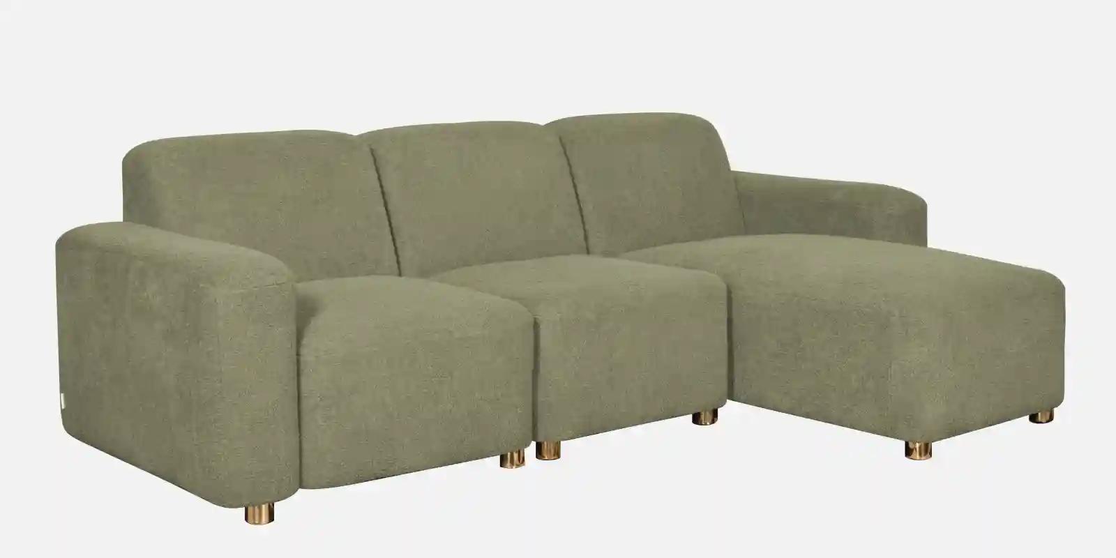 Pine Wood Polyester Fabric Sofa Grey -2 Seater LHS
