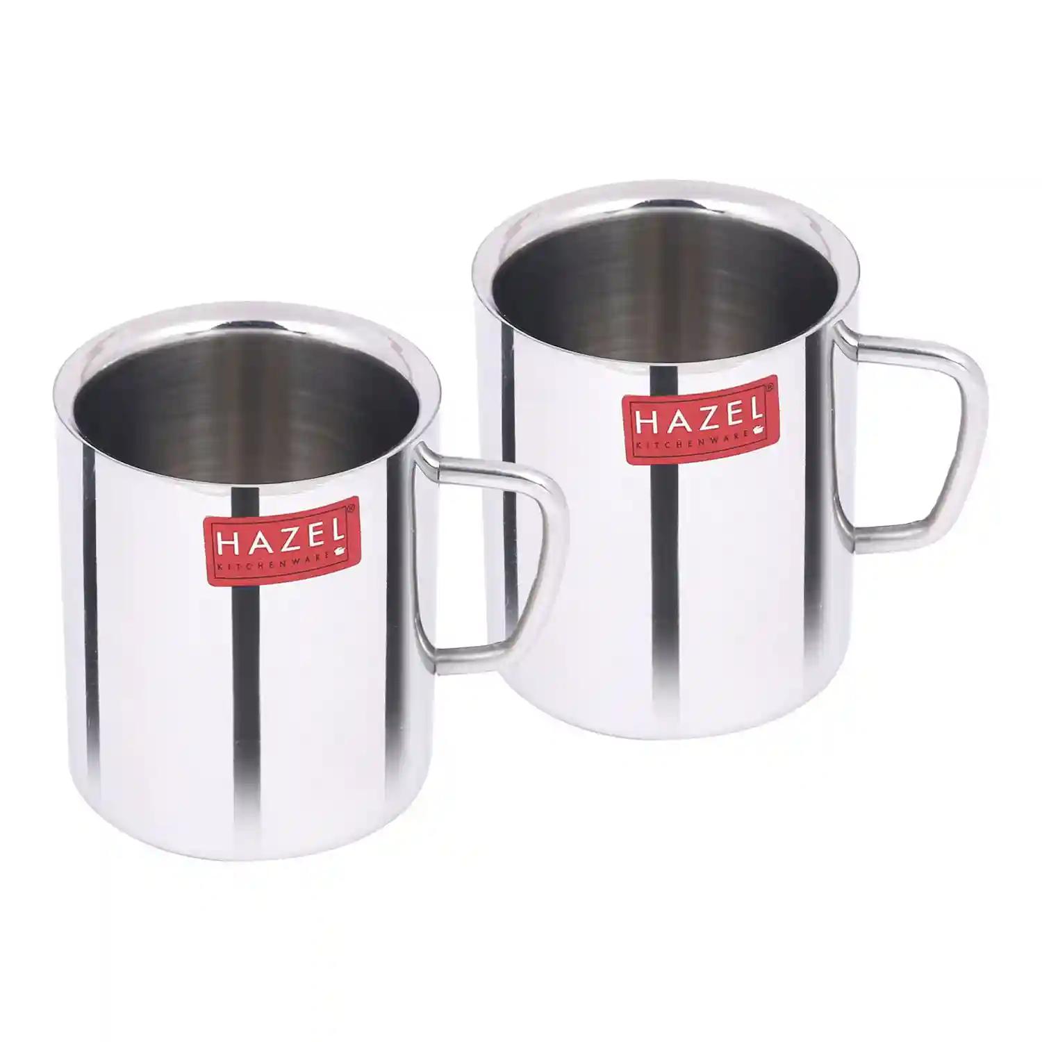 HAZEL Stainless Steel Double Wall Green Tea Coffee Big Sobar Mug