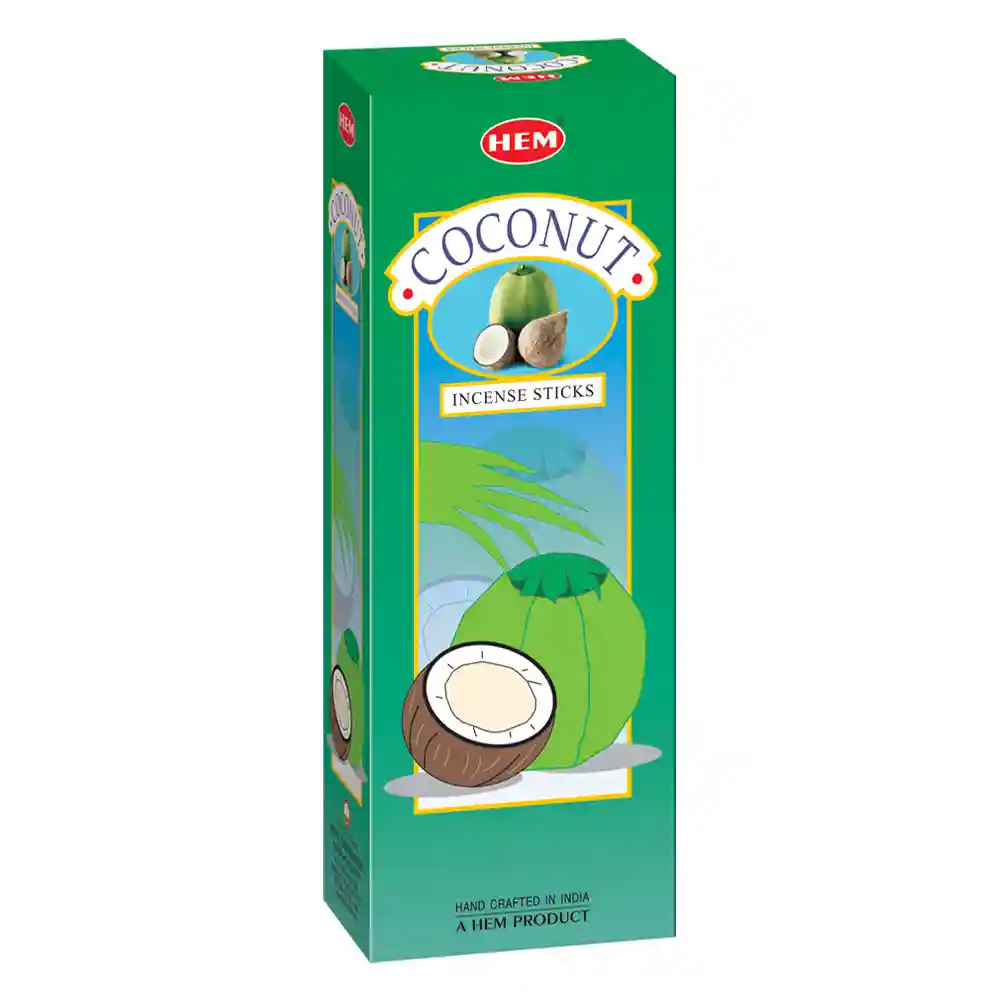 Hem Coconut Incense Sticks (9.3 cm X 6.0 cm X 25.5cm, Black)