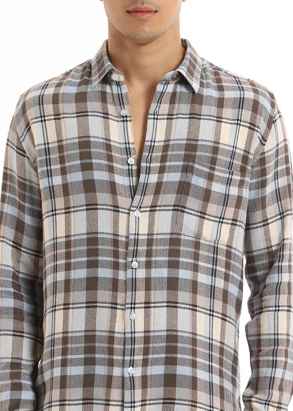 Banana Club Waffle Dobby Mud Brown- (Small)