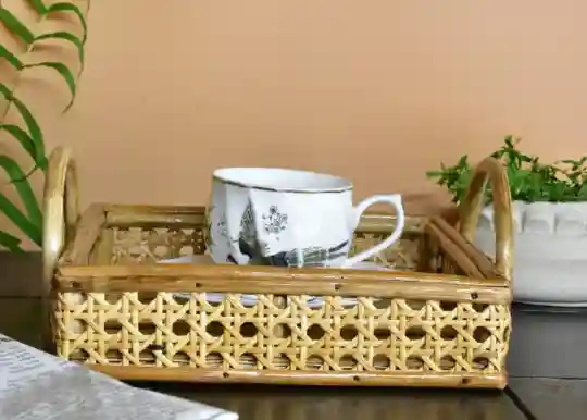 Rattan Square Gifting Tray