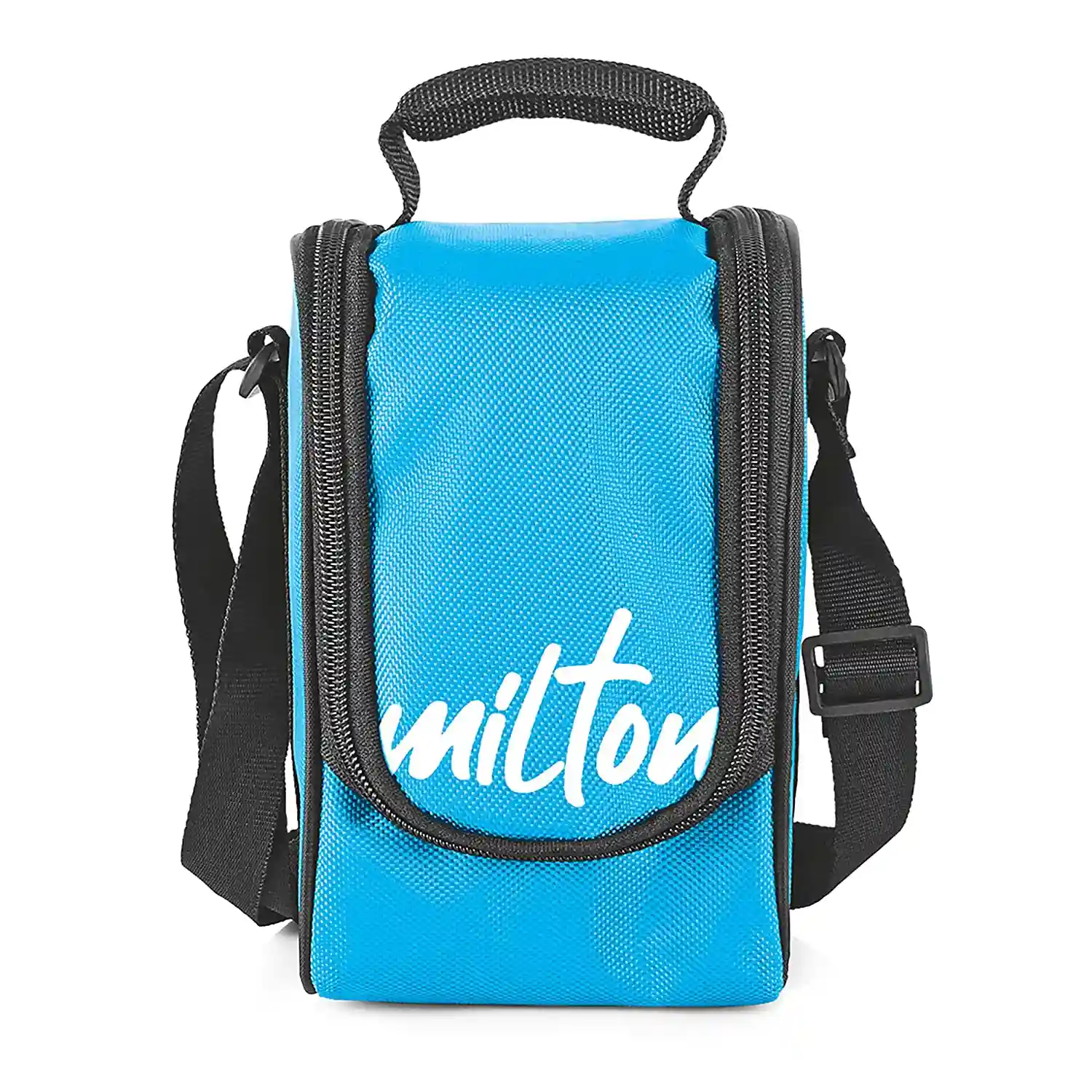 Milton Tasty 4 Stainless Steel Lunch Box with 4 Containers, (1 - 200 ml, 2 - 320 ml Each, 1 - 500 ml), Cyan | Leak proof | Easy to carry | Stainless Steel | Odour Proof | Food Grade | Light Weight | Easy to Clean