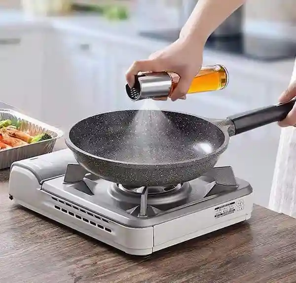Food-Grade Glass Oil Spray Bottle