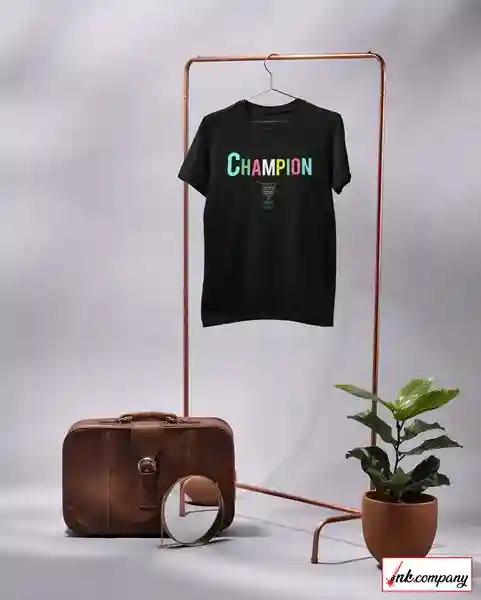 Multicolor Champion Trophy T-Shirt For Women - S