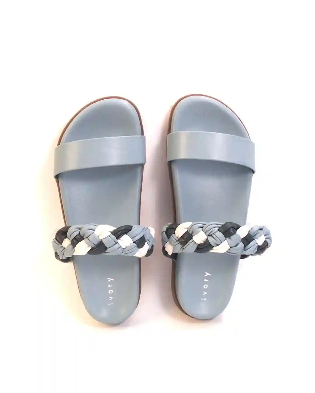 Liv Blue Flats For Women (Size - 36)
