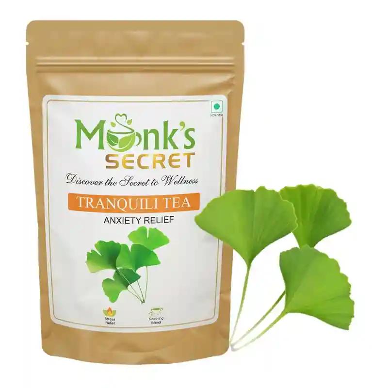 MONK'S SECRET TRANQUILLI Herbal Tea |Caffeine Free Tea | (Pack Of 1)