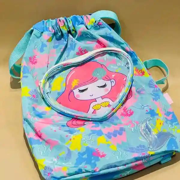 Ji and Ja Cartoon Design Luxury Swimming Bag Multi-Purpose Bag Kids Drawstring Backpack