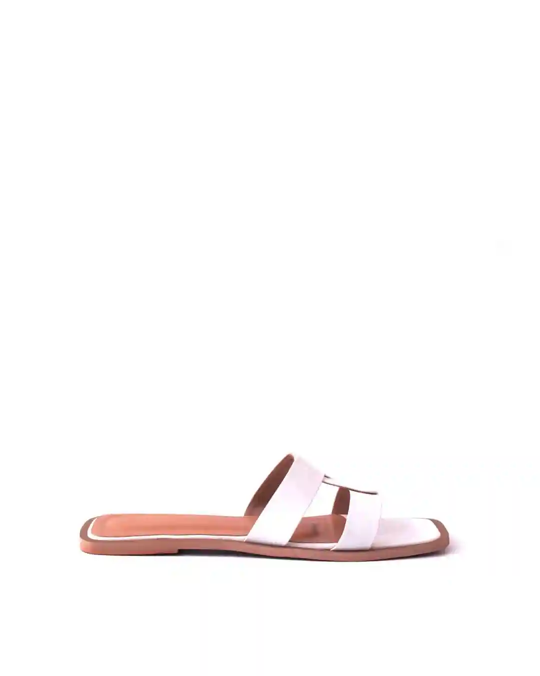 Hazel White Flat For Women (Size - 35)