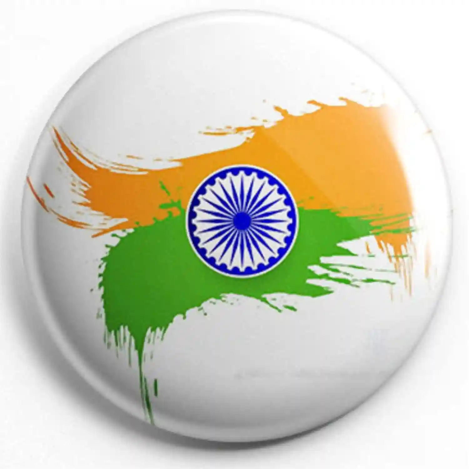 India Flag Badges | National Flag Badges | India Republic Day Badges | Pin Button Badges | Independence Day Batches (Design 4, Pack of 1)