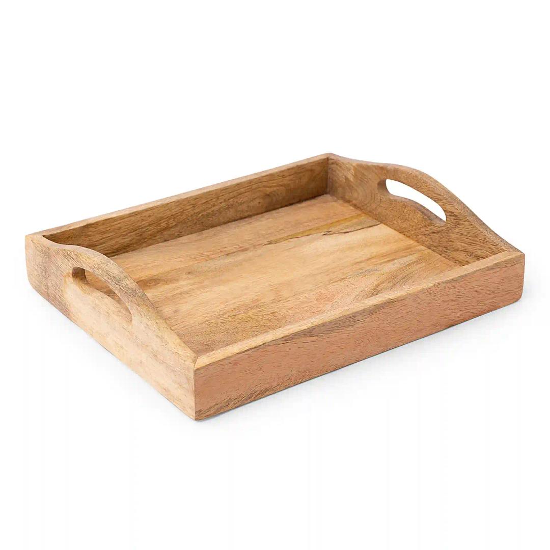 Brown Mango Wood Serving Trays