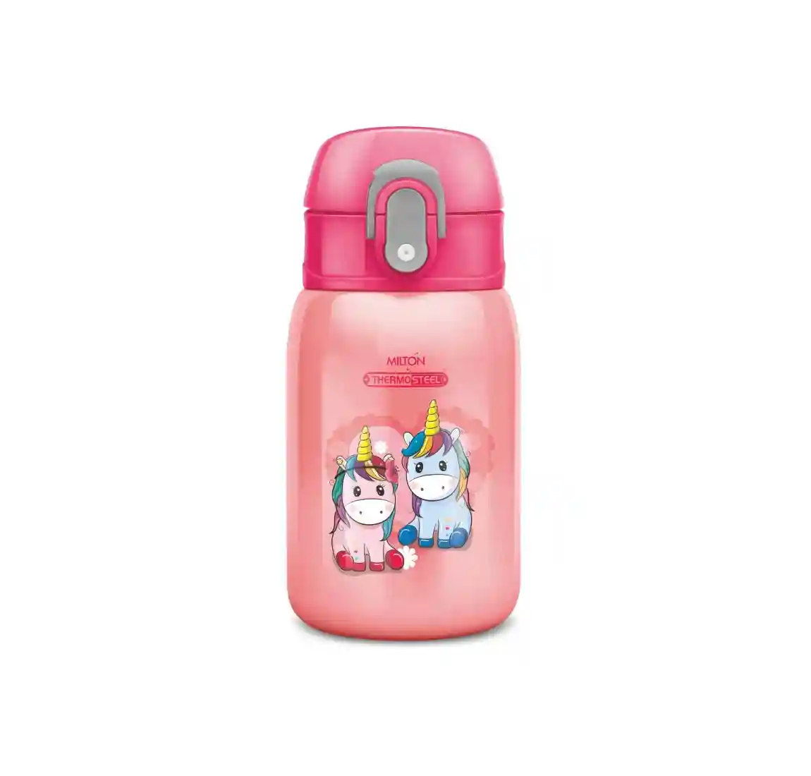 Milton Jolly Thermosteel Sipper Water Bottle (300 ml, Pink)