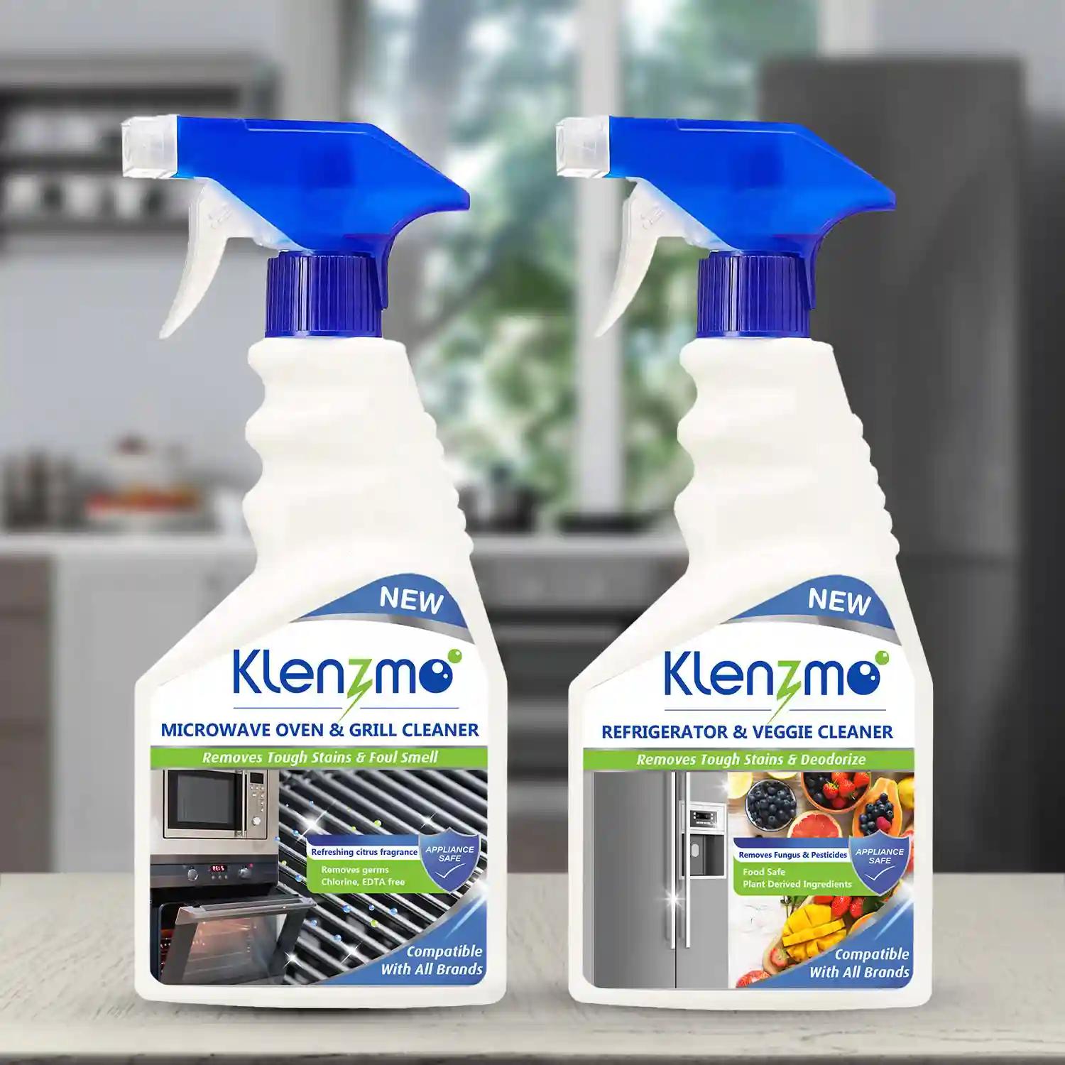 Klenzmo Kitchen Cleaning Kit  - Oven cleaner 450ml + Refrigerator Cleaner 500ml
