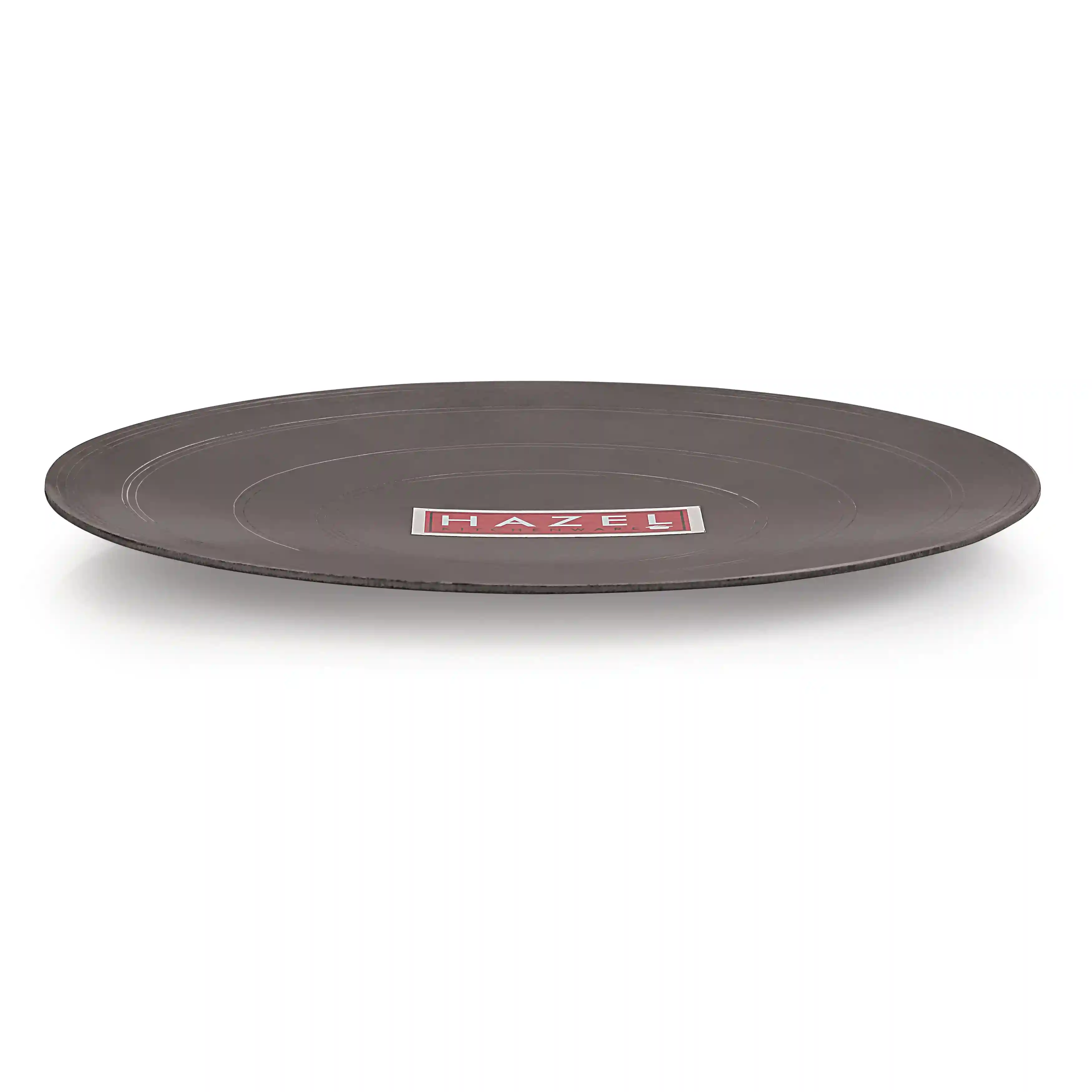 HAZEL Iron Tawa Without Handle Traditional Loha/Lokhand Tawa for Dosa Roti Chapati Amboli Flat Pan, 24 cm