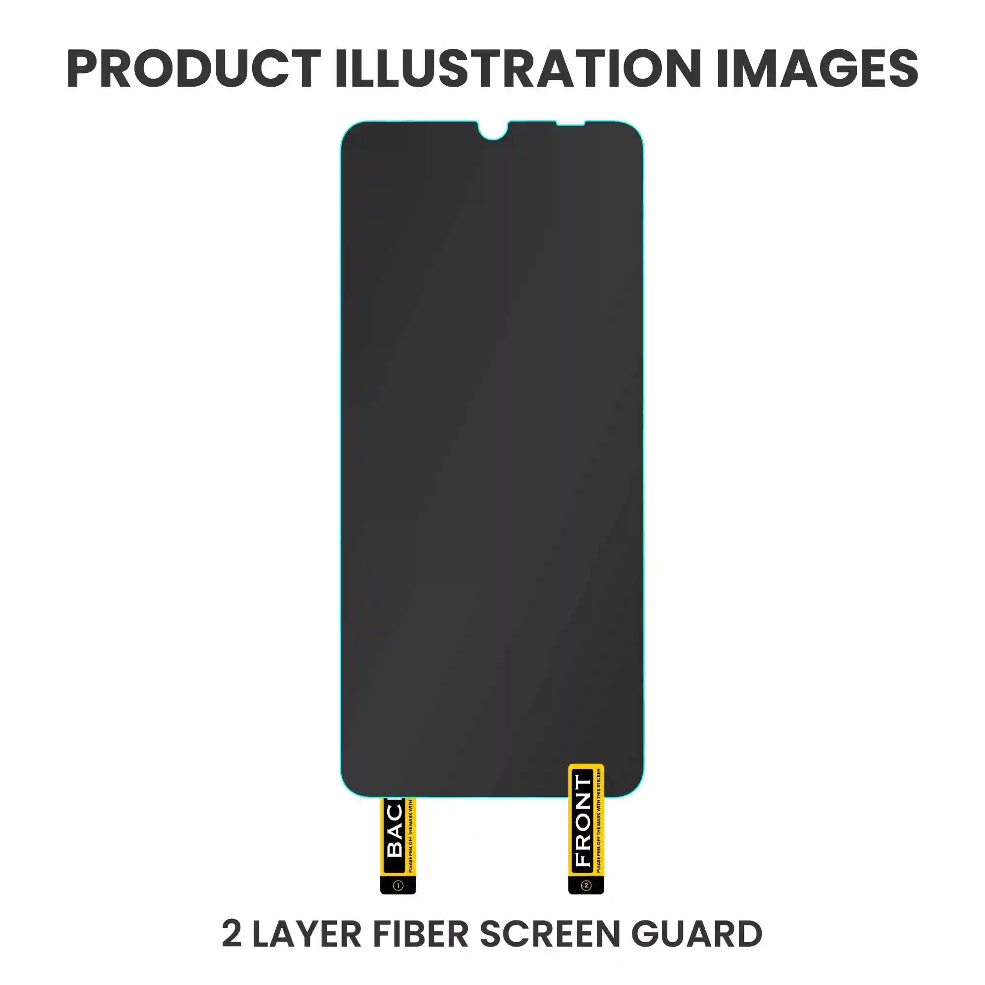 FIRST MART Screen Protector for Samsung Galaxy M14 5G, Samsung A14 5G and Samsung F14 5G - Impossible Fiber Case Friendly Screen Protection & Installation Kit (Gaming Clear)
