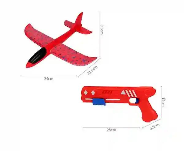 Ji and Ja Airplane Launcher Gun, Safe & Long Range Plane Shoot Foam Plane With Gun