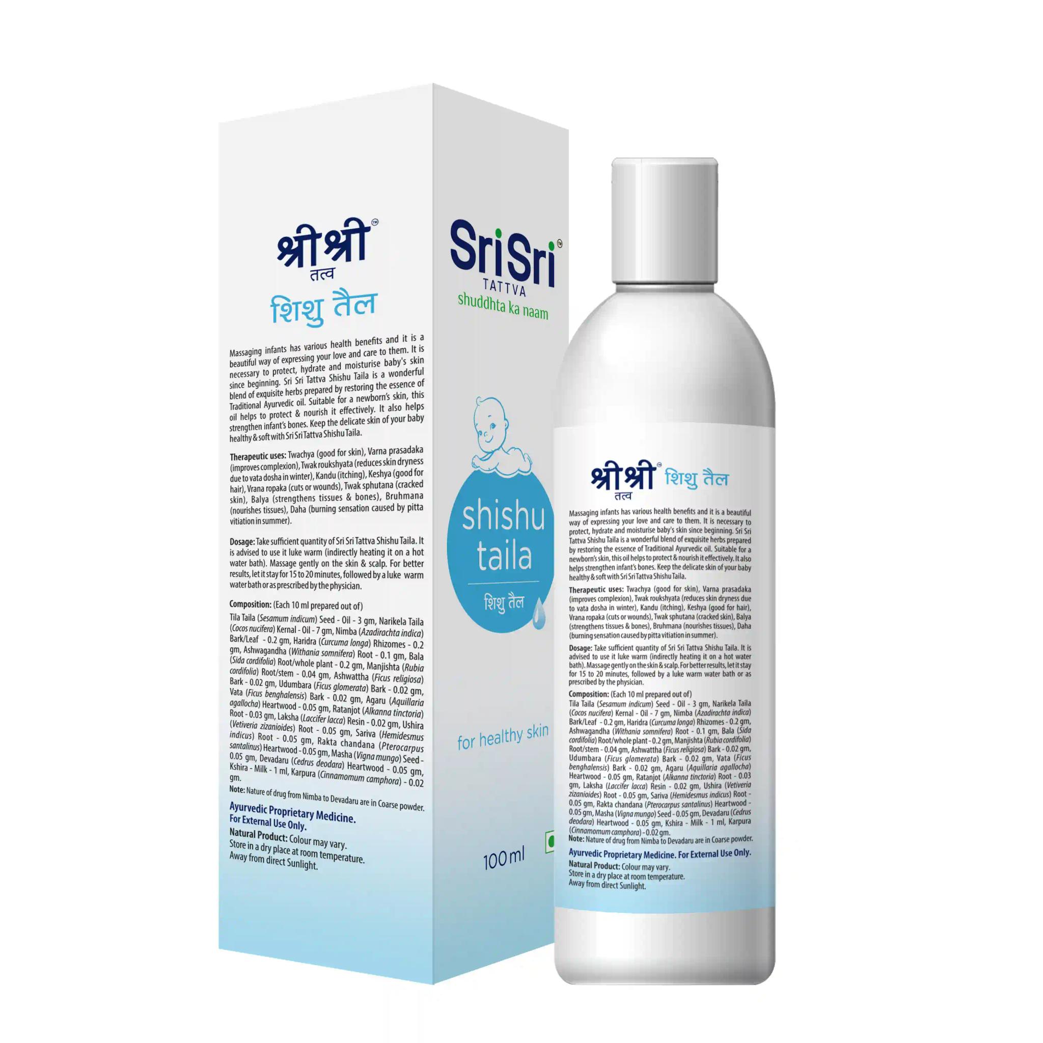 Sri Sri Tattva Shishu Taila - For Healthy Skin