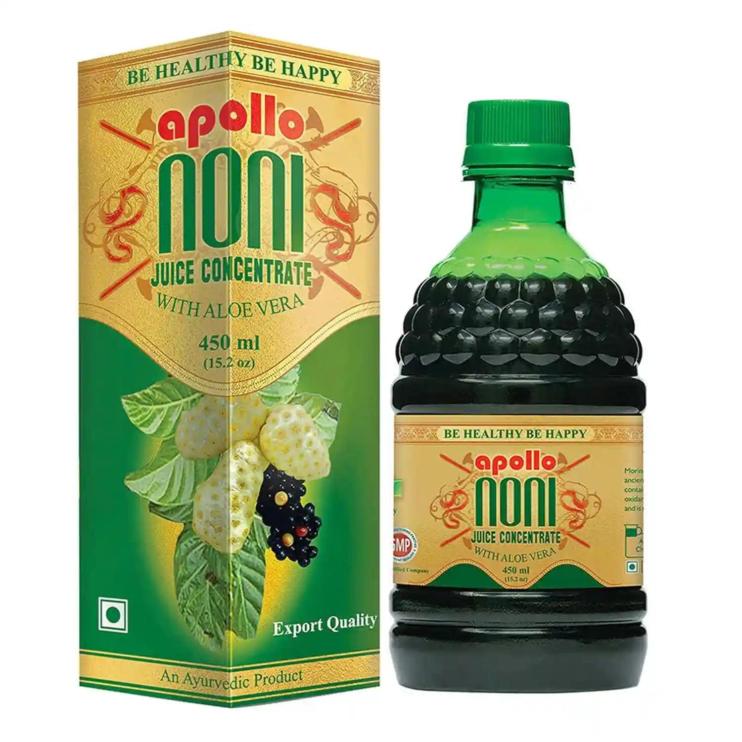 Apollo Noni Juice Concentrate - Double Boost Your Immune, Contain Antioxidant Properties, 450ml (Pack of 1)