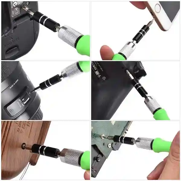 32-in-1 Mini Screwdrivers Set with Case, Precision Screwdriver Kit, 32 in 1 Magnetic Repair Tool Kit, With Flexible Bar, Adjustable Length