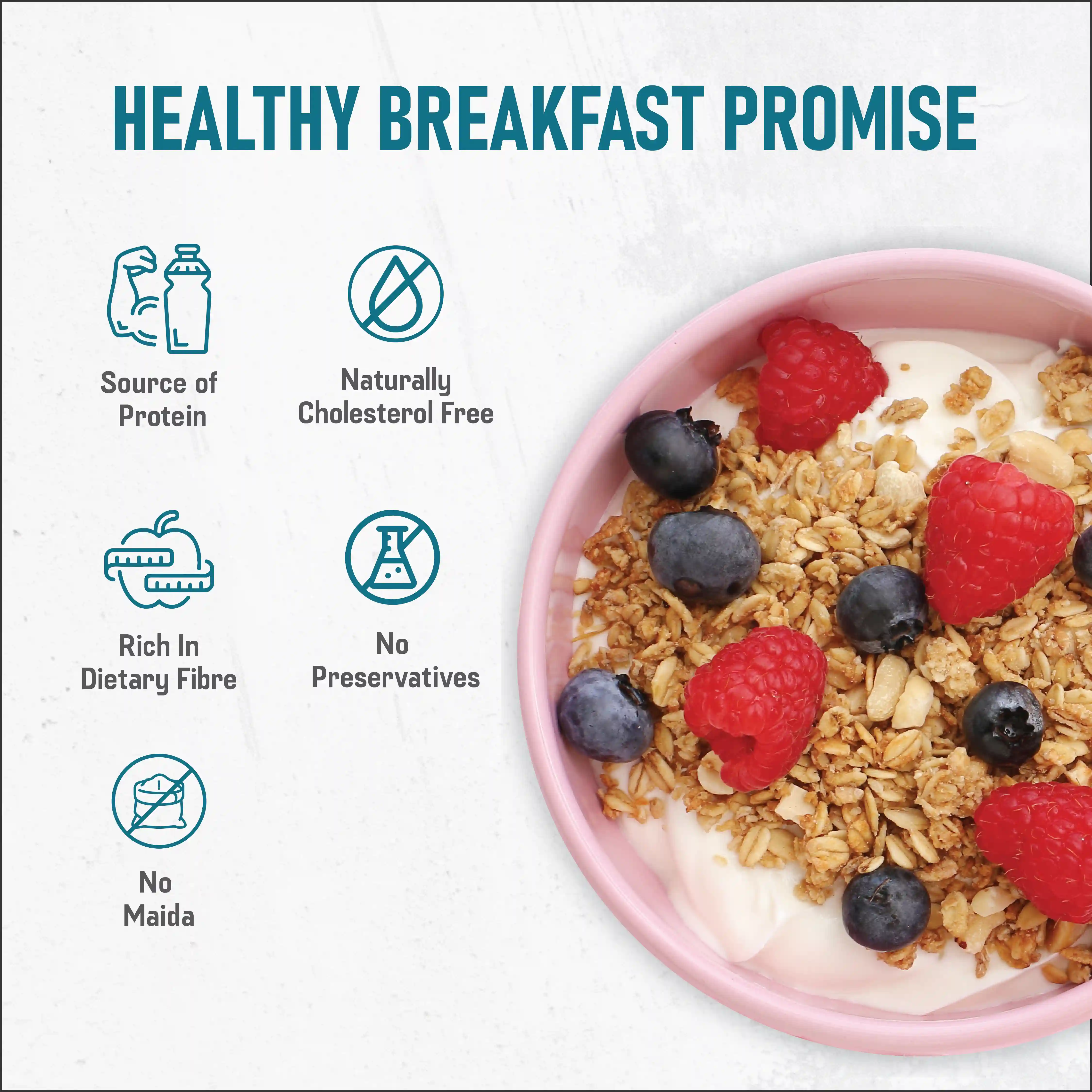 Pintola Whole Grain & Seeds Muesli with 33% Millet (350g)