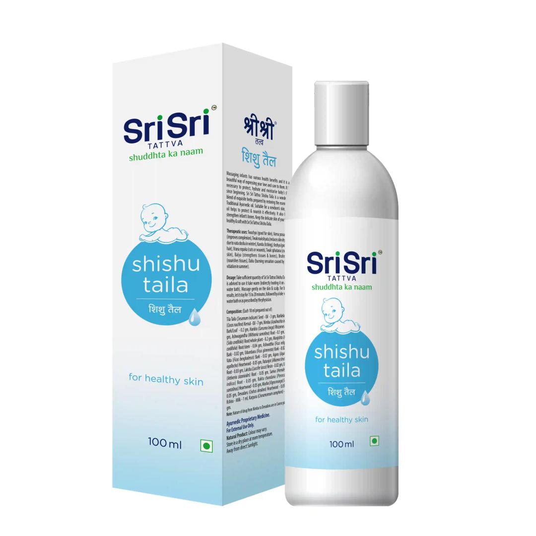 Sri Sri Tattva Shishu Taila - For Healthy Skin