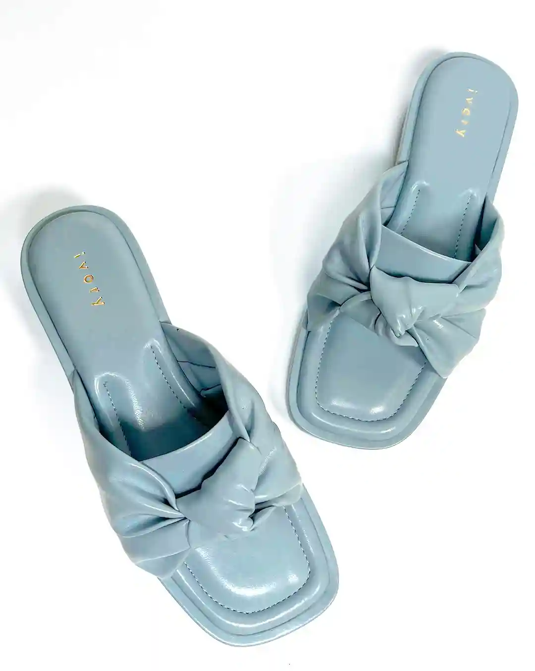 Jocelyn Blue Flats For Women (Size - 35)