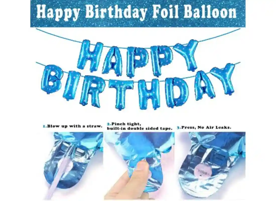 TrendzyKart 3rd Birthday Decoration Items For Boys With Fairy Lights (Multicolor)