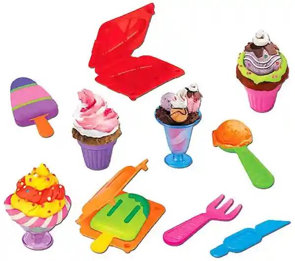 Ji and Ja Ice Cream Clay Play Set Toy for Kids