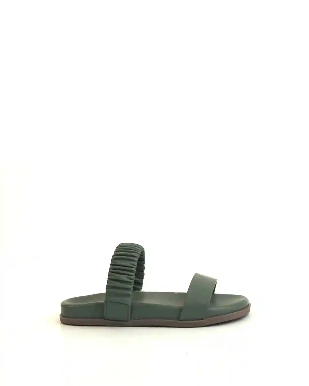 Mae Olive Green Flats For Women (Size - 36)