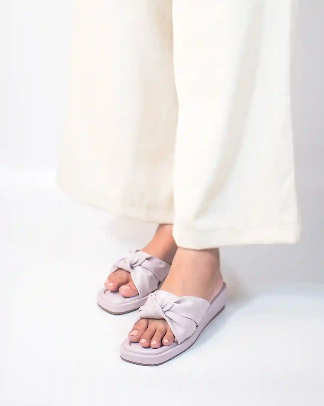 Jocelyn Lilac Flats For Women (Size - 35)