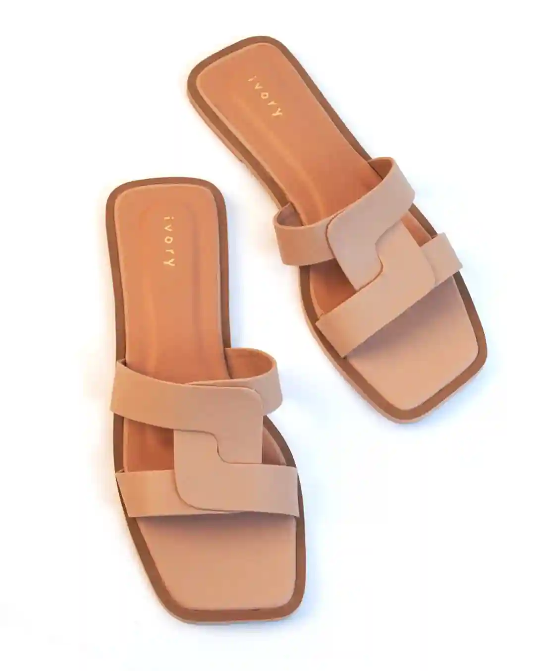 Hazel Nude Flat For Women (Size - 35)