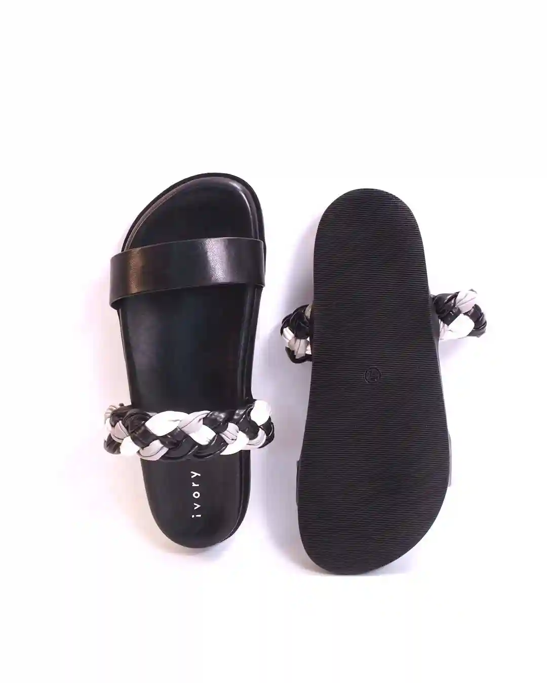 Liv Black Flats For Women (Size - 36)