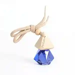 Sharvv Aroma Car Freshener Hanging with Fragrance Natural Essential Fragrance Oils in Glass Bottle with Wooden Diffuser Lid/Long Lasting Good Smell Essential Oils / (6ml)