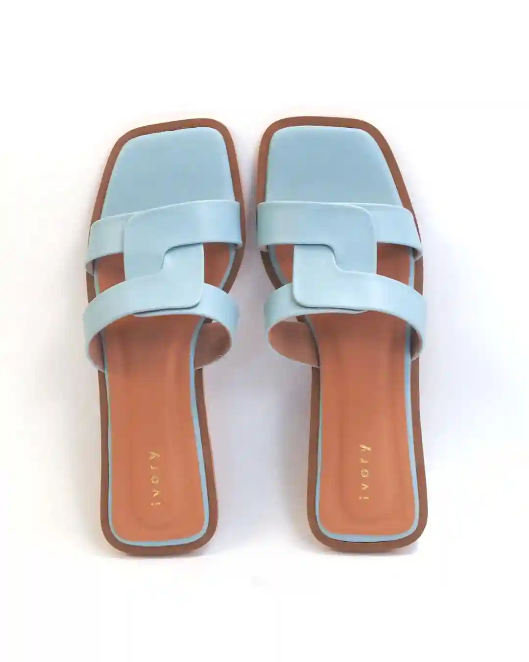 Hazel Blue Flat For Women (Size - 35)
