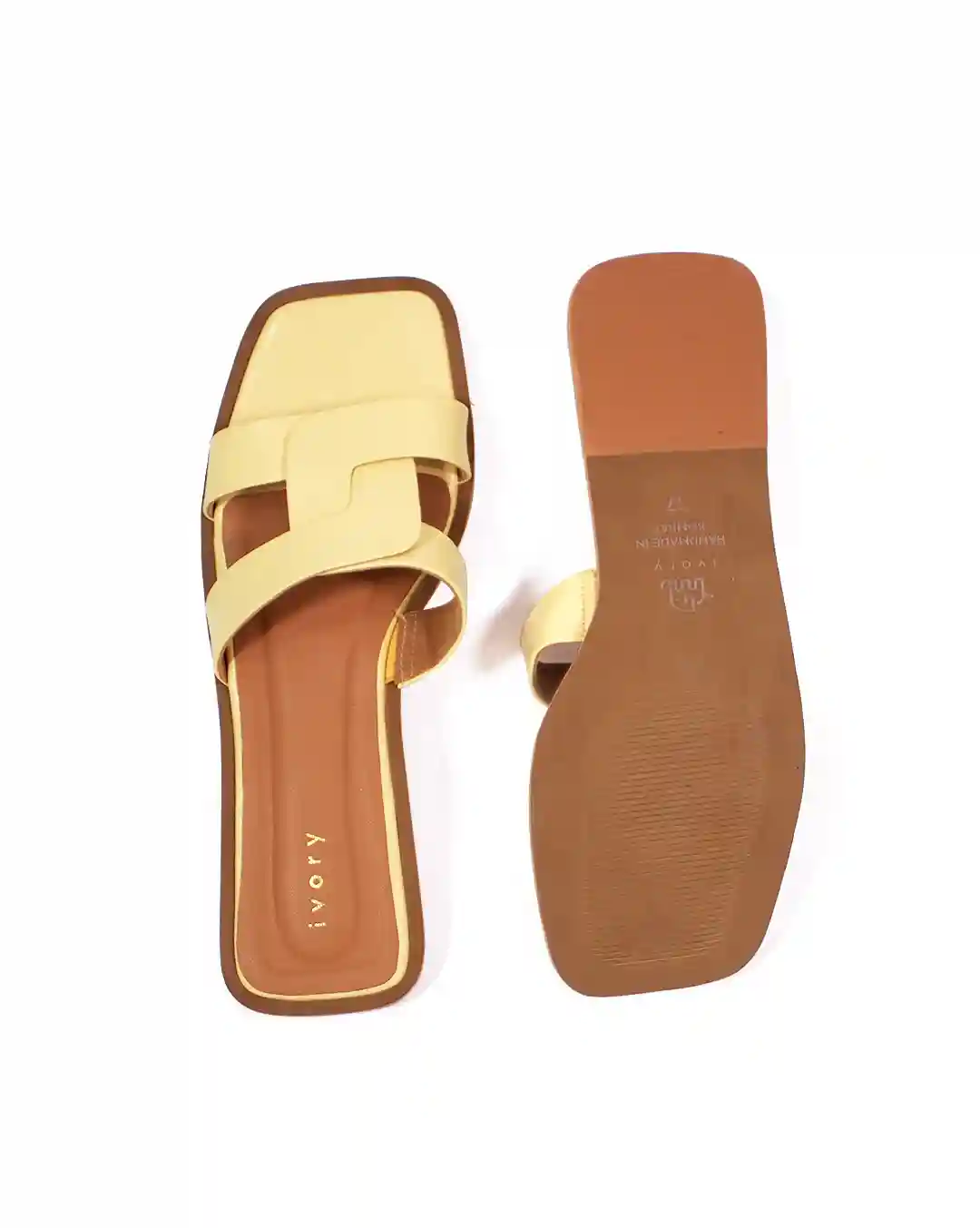 Hazel Yellow Flat For Women (Size - 35)
