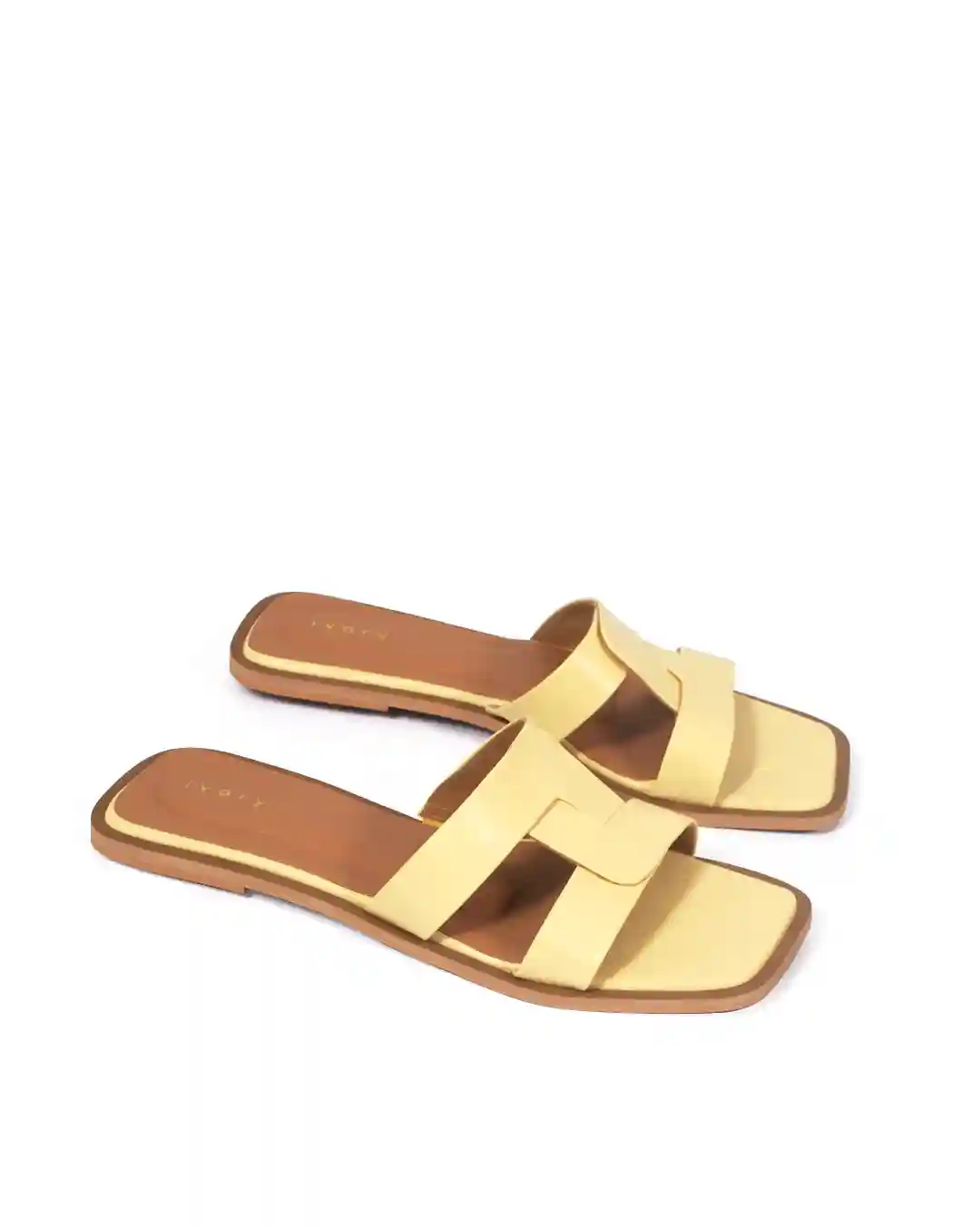 Hazel Yellow Flat For Women (Size - 35)