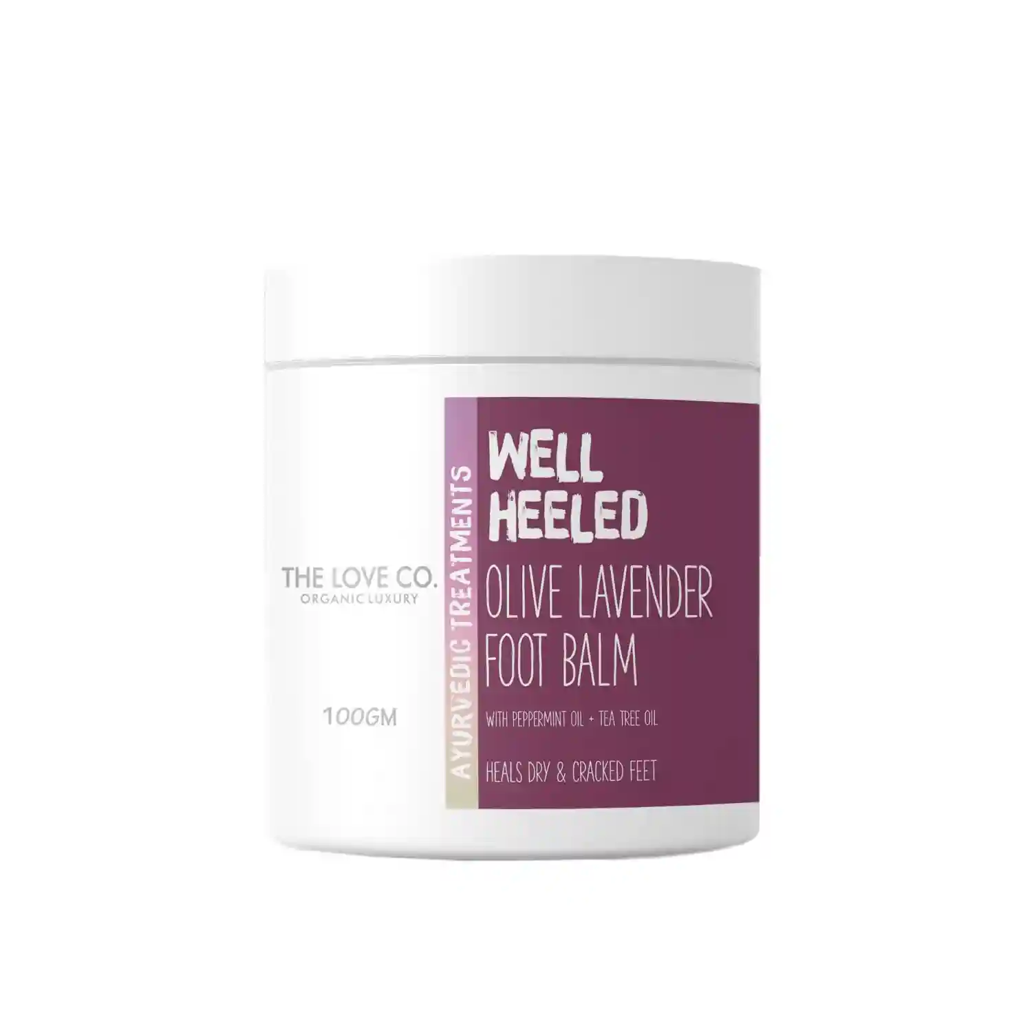 THE LOVE CO. Well Heeled Olive Lavender Foot Balm - 100gm