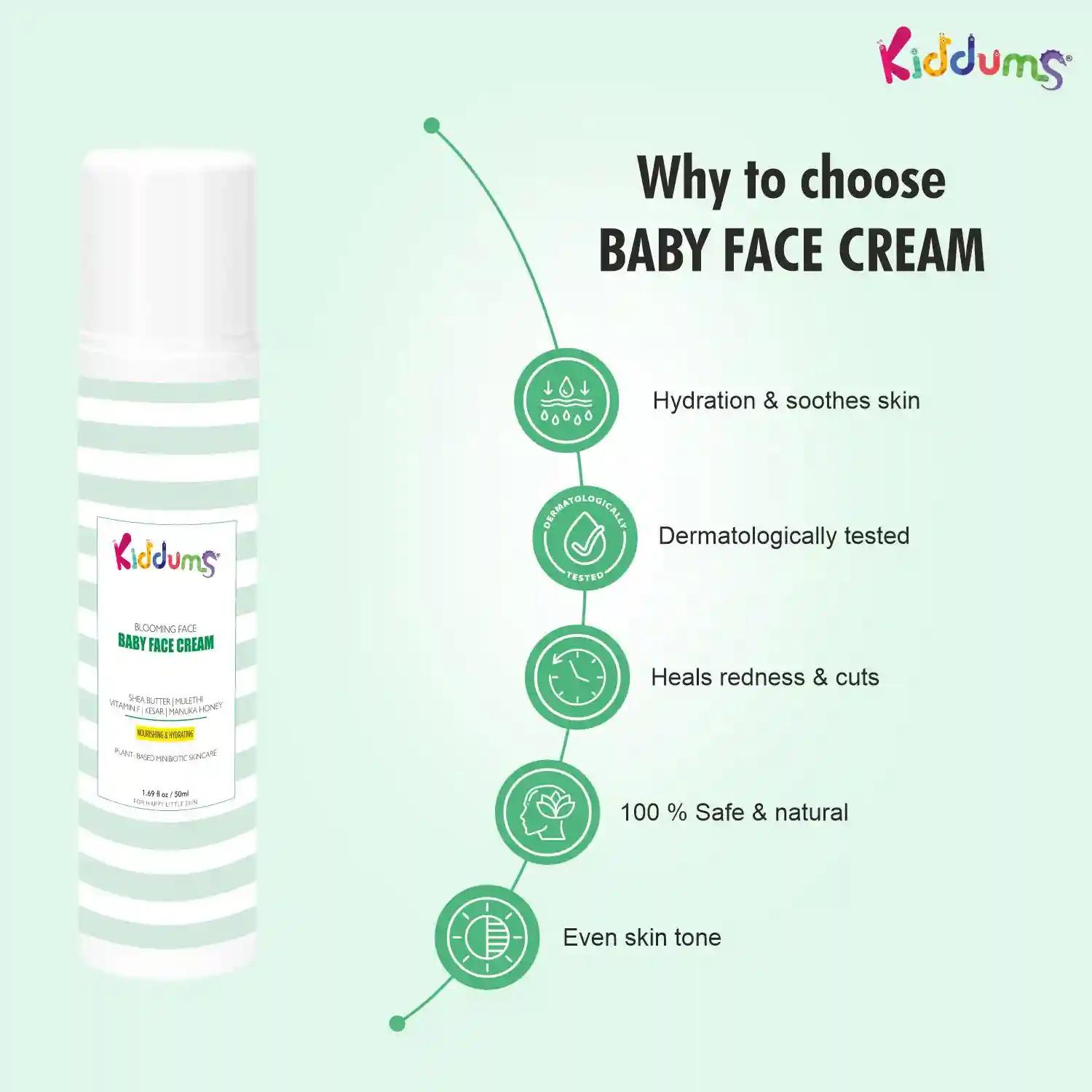 KIDDUMS Baby Face Cream - 50ml