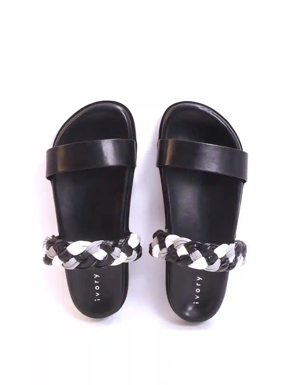 Liv Black Flats For Women (Size - 36)
