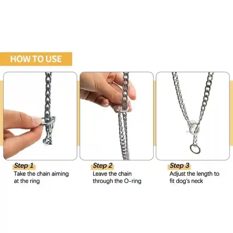 How to use chain collar best sale